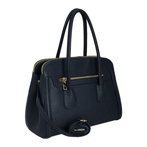 Geanta piele bleumarin GF505