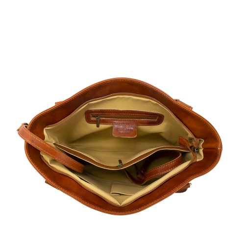 Geanta piele naturala maro GF519