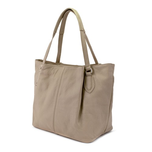 Geanta piele crem GF524