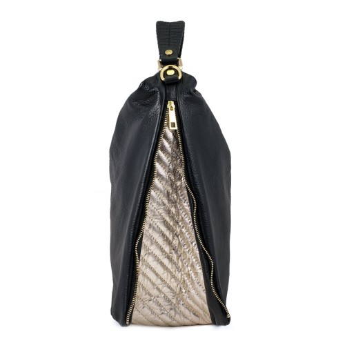 Geanta piele neagra GF549