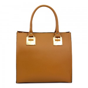 Geanta piele maro deschis GF572