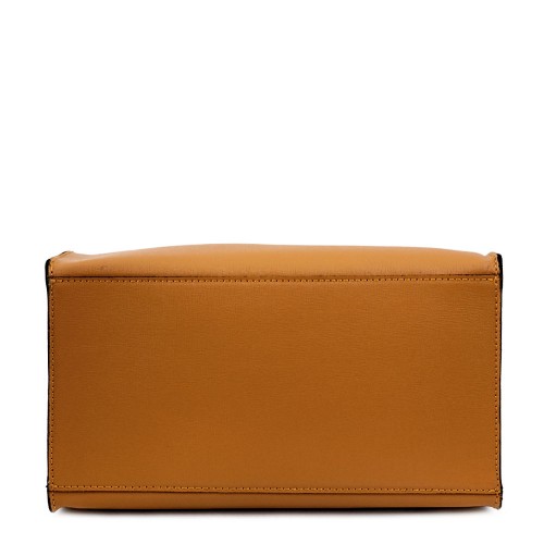 Geanta piele maro deschis GF572
