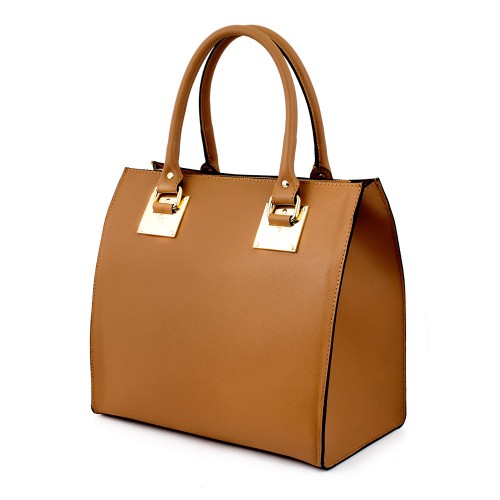 Geanta piele maro deschis GF572
