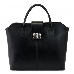 Geanta piele neagra GF581