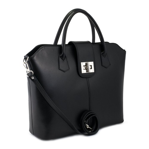 Geanta piele neagra GF581