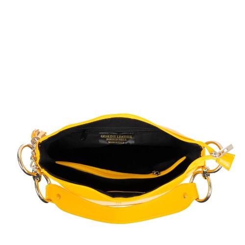 Geanta piele galbena GF582