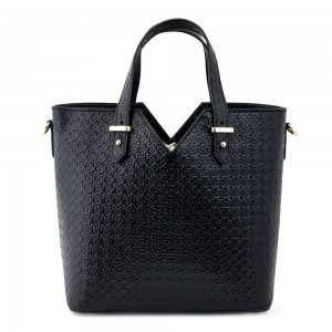 Geanta piele neagra GF585