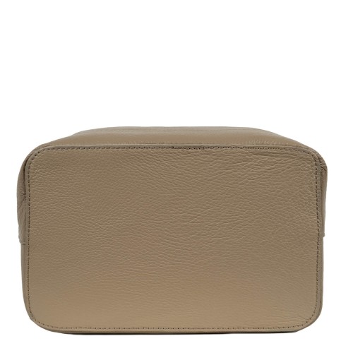 Geanta piele taupe GF594