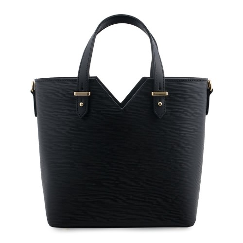 Geanta piele neagra GF598