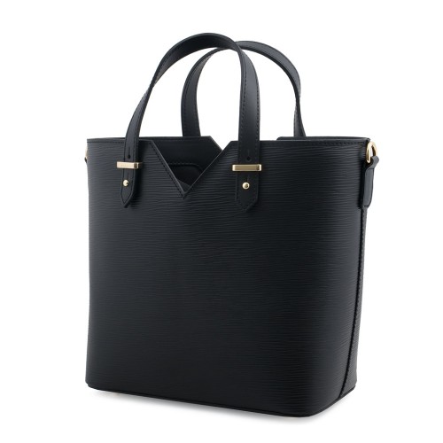 Geanta piele neagra GF598
