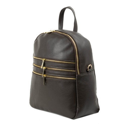 Rucsac piele maro GF603