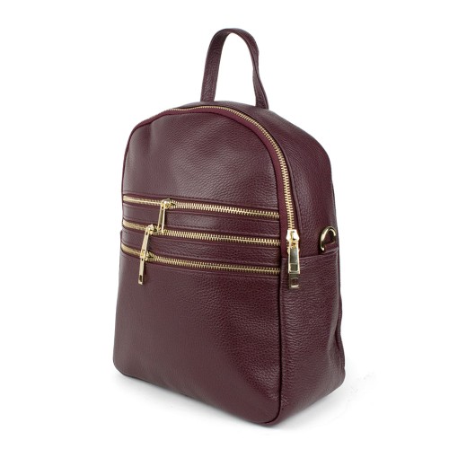 Rucsac piele marsala GF604