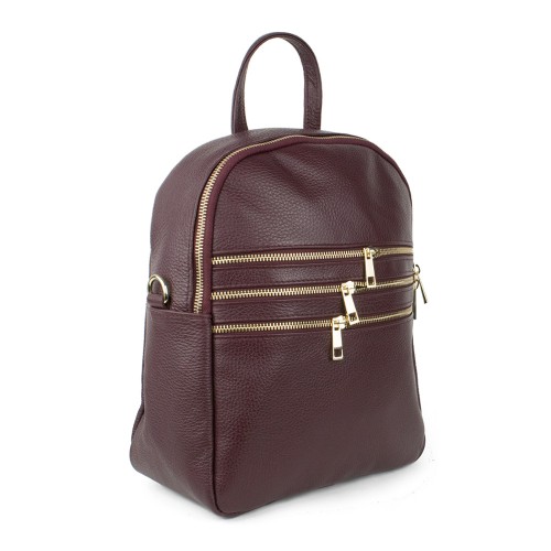 Rucsac piele marsala GF604