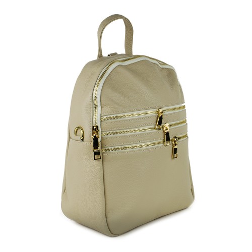 Rucsac piele crem GF605