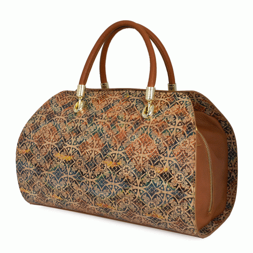 Geanta piele imprimeu paisley GF625