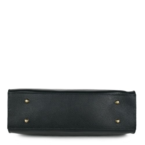 Geanta piele neagra GF638