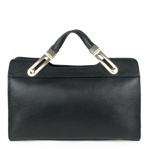 Geanta piele neagra GF638