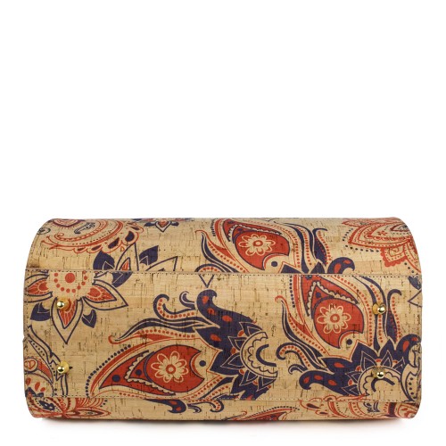 Geanta piele imprimeu paisley GF654