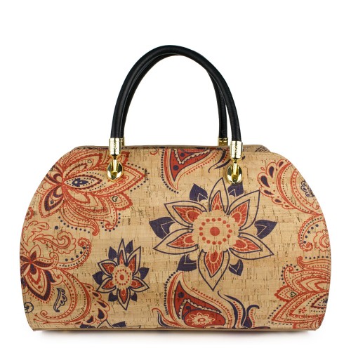 Geanta piele imprimeu paisley GF654