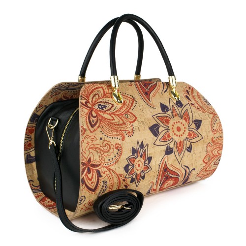 Geanta piele imprimeu paisley GF654
