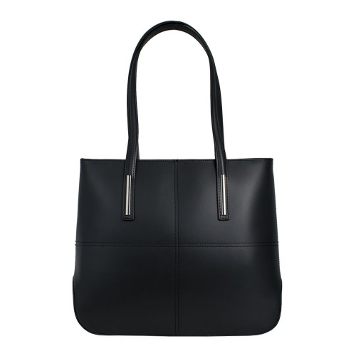 Geanta piele neagra GF655