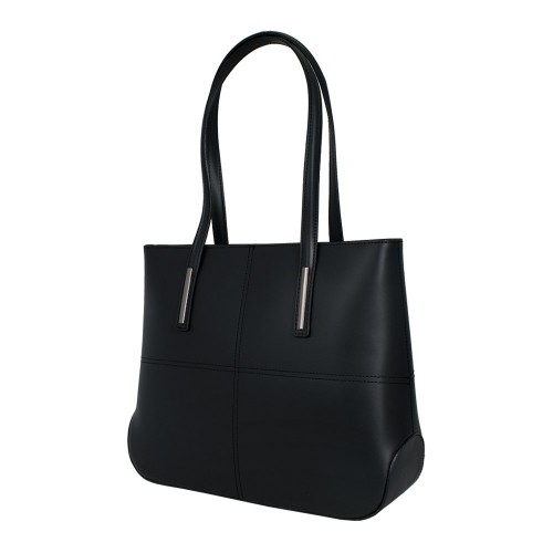 Geanta piele neagra GF655