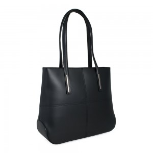 Geanta piele neagra GF655