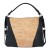 Geanta piele imprimeu paisley/ negru GF657