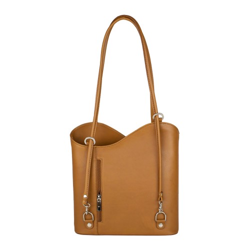 Geanta piele maro ocru GF662