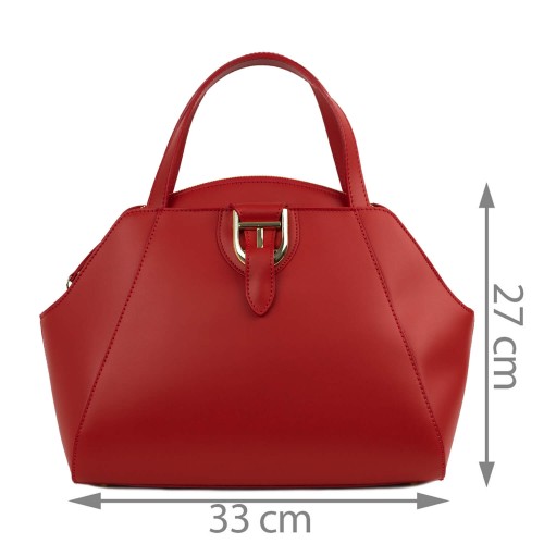 Geanta piele rosie GF672