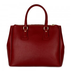 Geanta piele rosie GF673