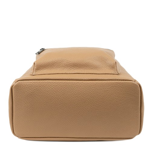 Rucsac piele naturala taupe GF690
