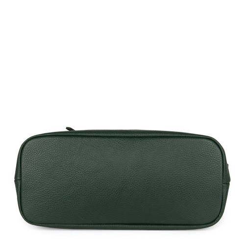 Geanta piele naturala verde inchis GF700
