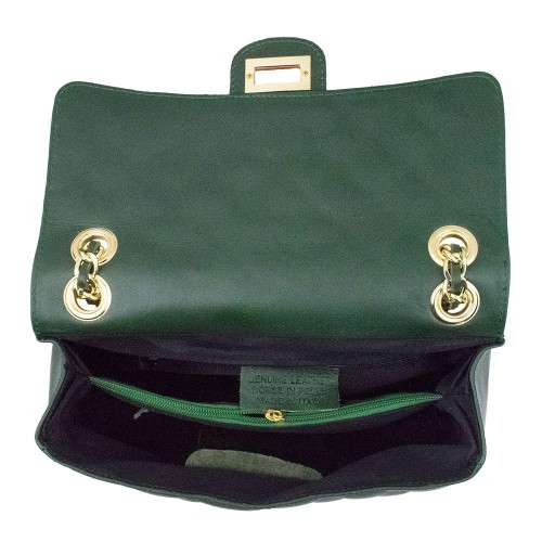 Gentuta piele verde inchis GF701