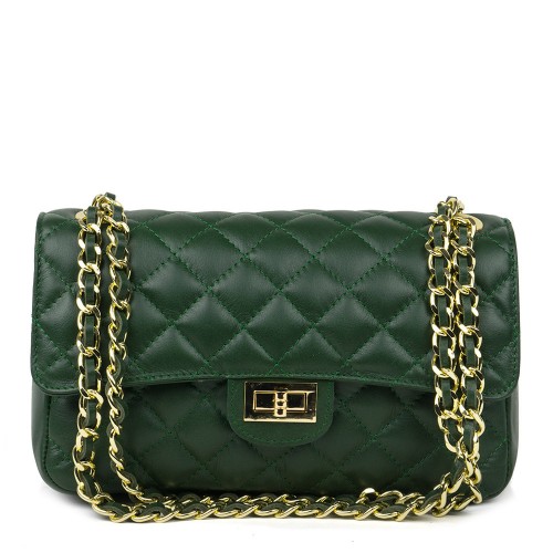 Gentuta piele verde inchis GF701