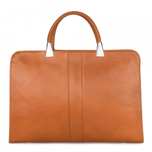 Geanta piele maro camel GF702