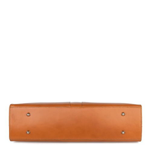 Geanta piele maro camel GF702