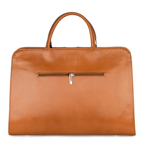 Geanta piele maro camel GF702