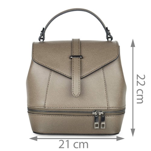 Rucsac dama taupe inchis GF705