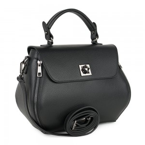 Geanta piele neagra  GF715