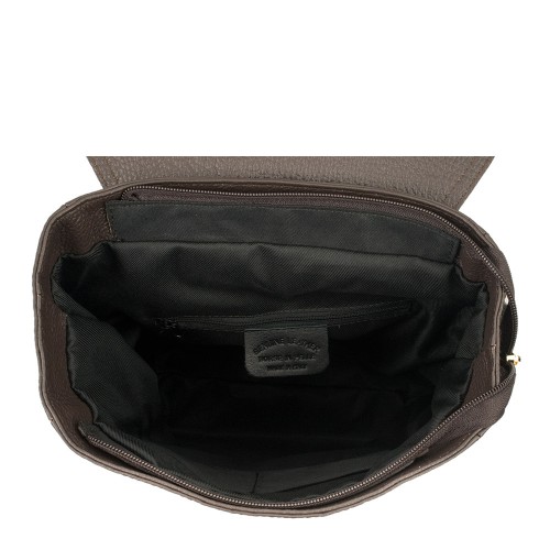 Rucsac piele maro inchis GF725