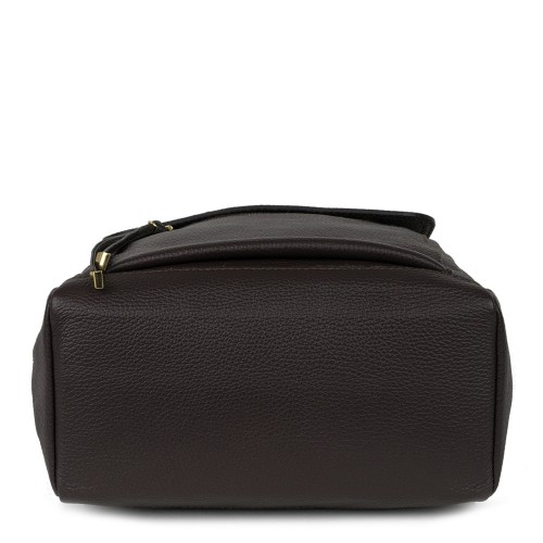 Rucsac piele maro inchis GF725
