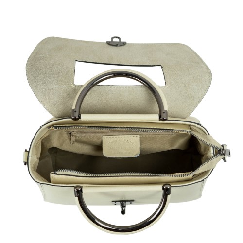 Geanta piele bej deschis GF730
