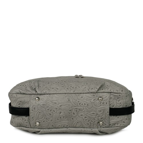 Geanta piele gri deschis GF731