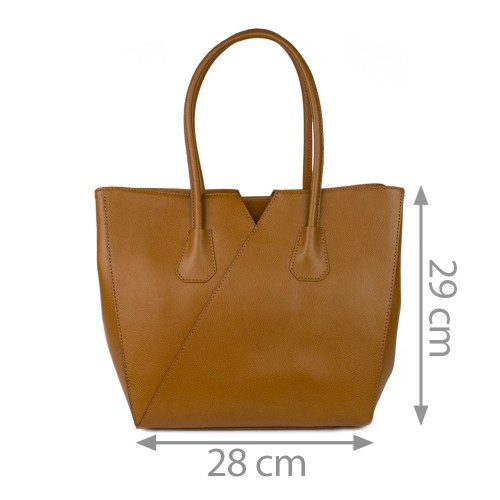 Geanta piele maro GF739