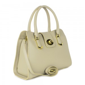 Geanta piele bej GF743