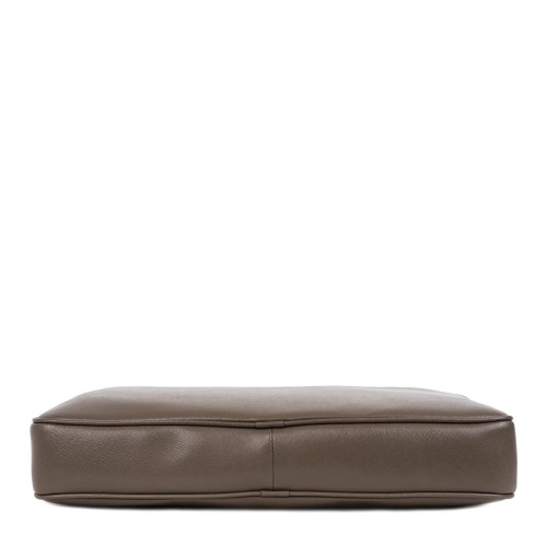 Geanta piele taupe tip servieta GF745