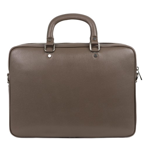 Geanta piele taupe tip servieta GF745