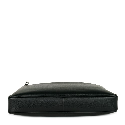 Geanta piele neagra tip servieta GF746