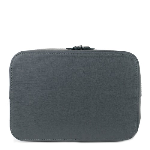 Geanta piele gri inchis GF747